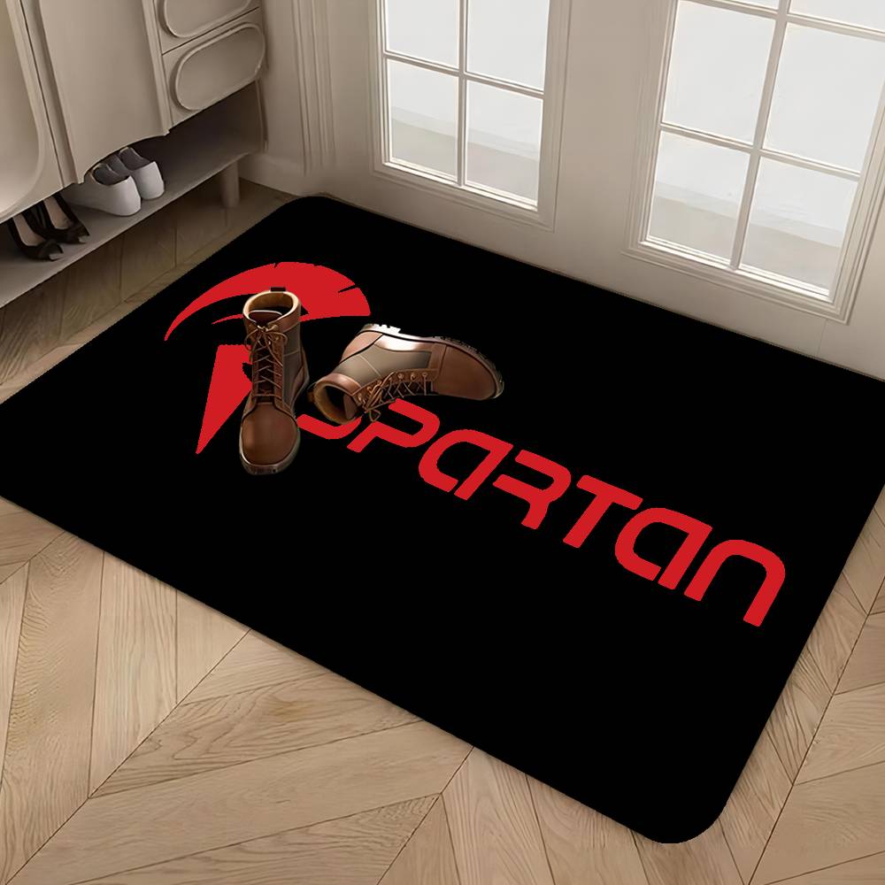 Printing S-Spartan G-Gladiator Logo Floor Carpet Nordic Style Home Doormat Bathroom-Toilet Mats Bedroom Hotel Decor Mat