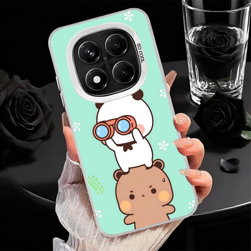 Bubu Dudu Cartoon Cute Soft Phone Case for Samsung Galaxy S24 S25 FE S26 Edge S23 Ultra S22 Plus S21 + Shockproof Cover Back She