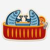 Canned Fish Sardine Whimsical Irregular Shaped Rug Soft Plush Non-Slip Washable Absorbent Game Room Dorm Decor Home Decor