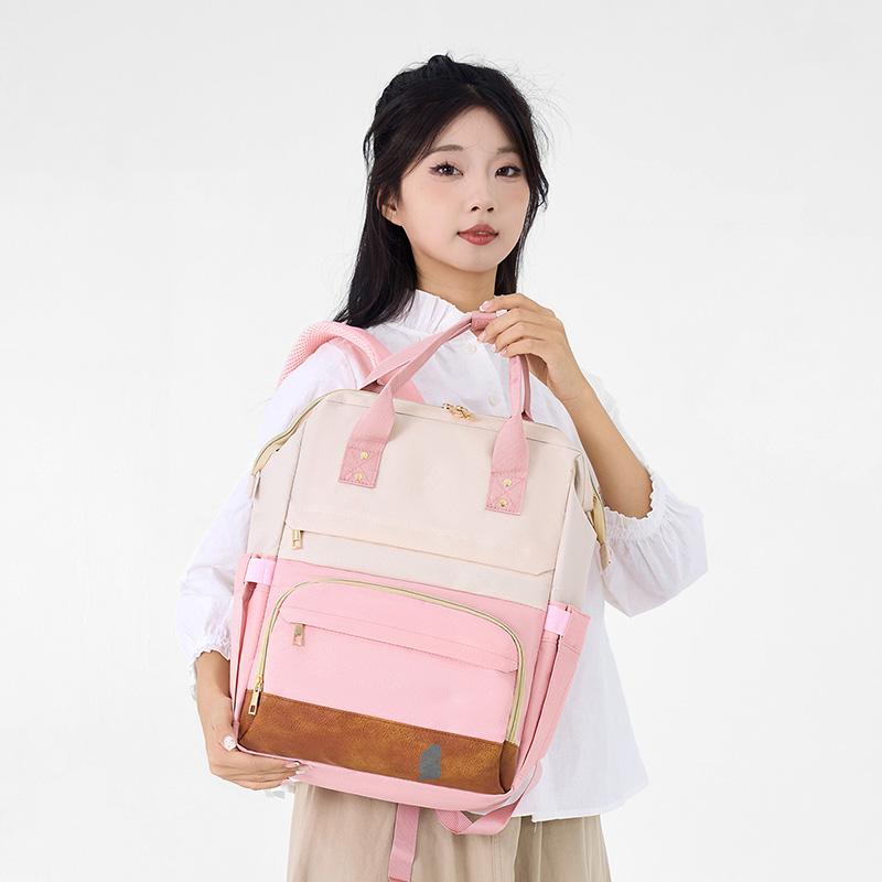 Large Capacity Oxford Mummy Bag Multifunctional Baby Bottle Thermal Insulation Travel Storage Bag Fashion Mummy Bag Hanging Bag