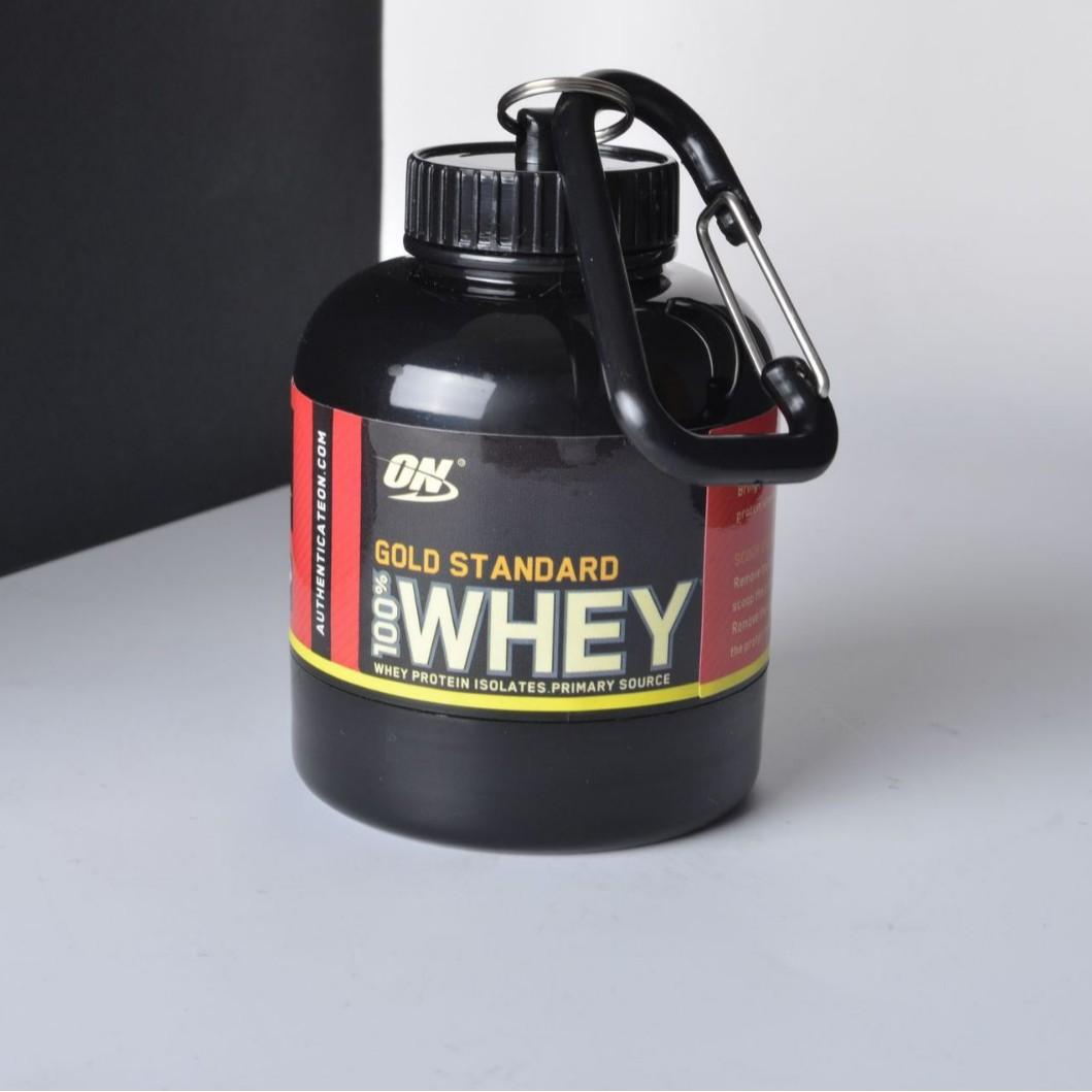 

Портативный диспенсер для протеинового порошка, контейнер для дозирования, маленькая банка, бутылка для фитнеса, материал PP One Size