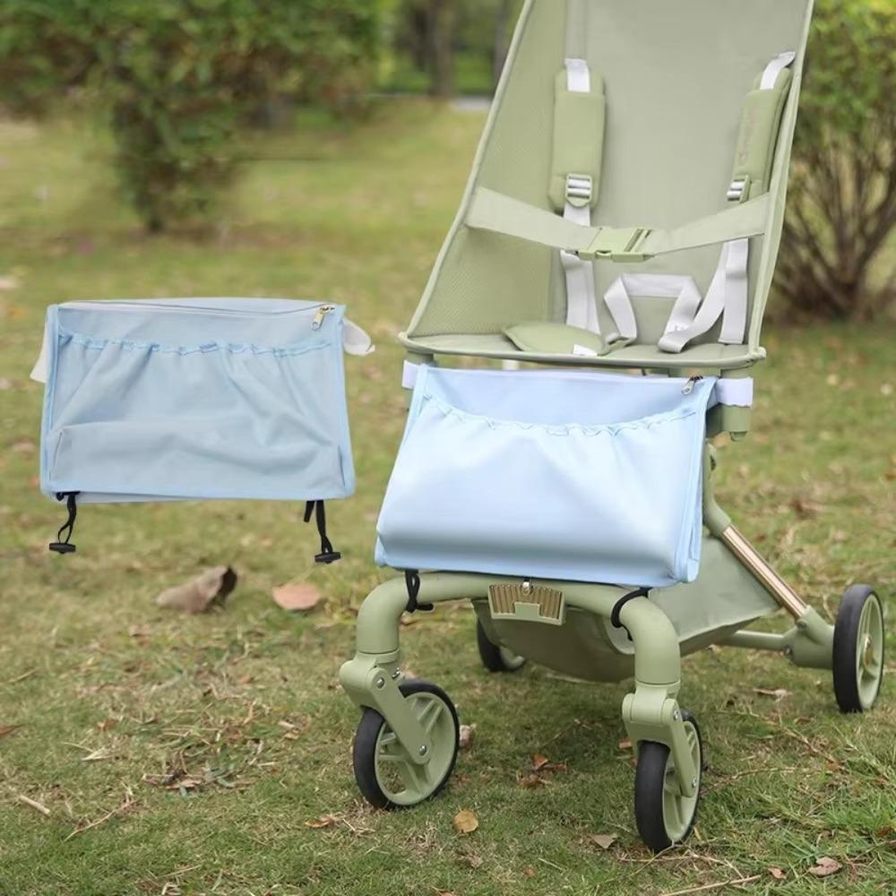 

Oxford Cloth Stroller Hanging Bag Large-capacity Mommy Bag Stroller Storage Bag Pram Organizer синий