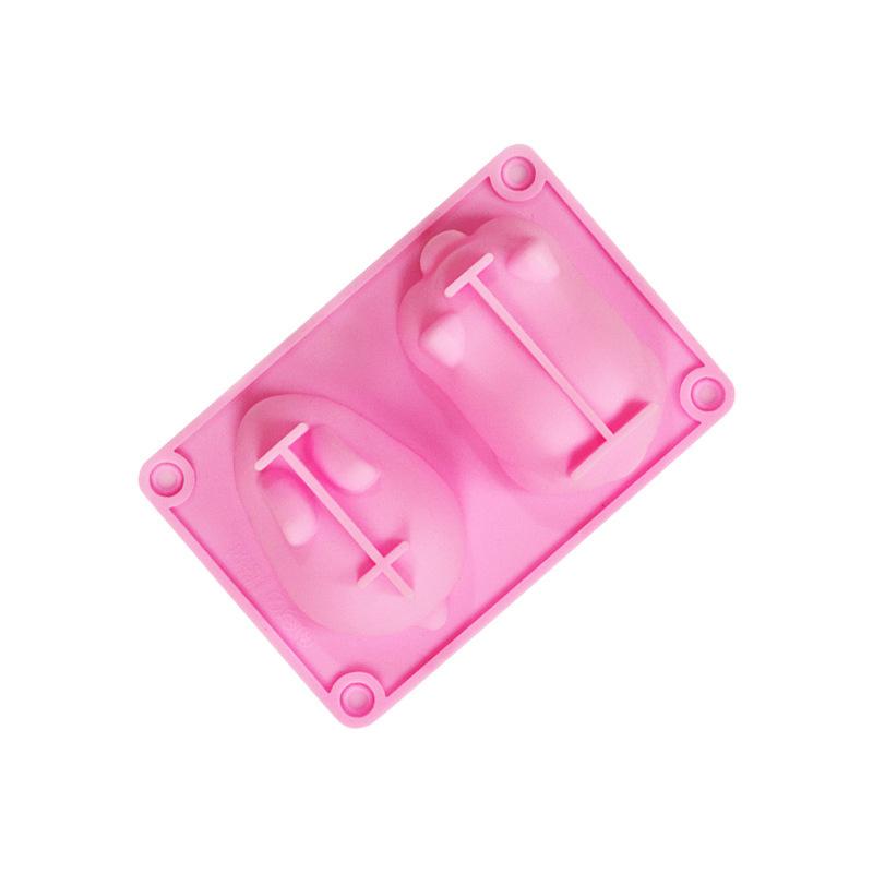 3D Diy Baking Tools Non-Stick Silicone Cake Mold Rabbit Pig Shapes Candy Mold