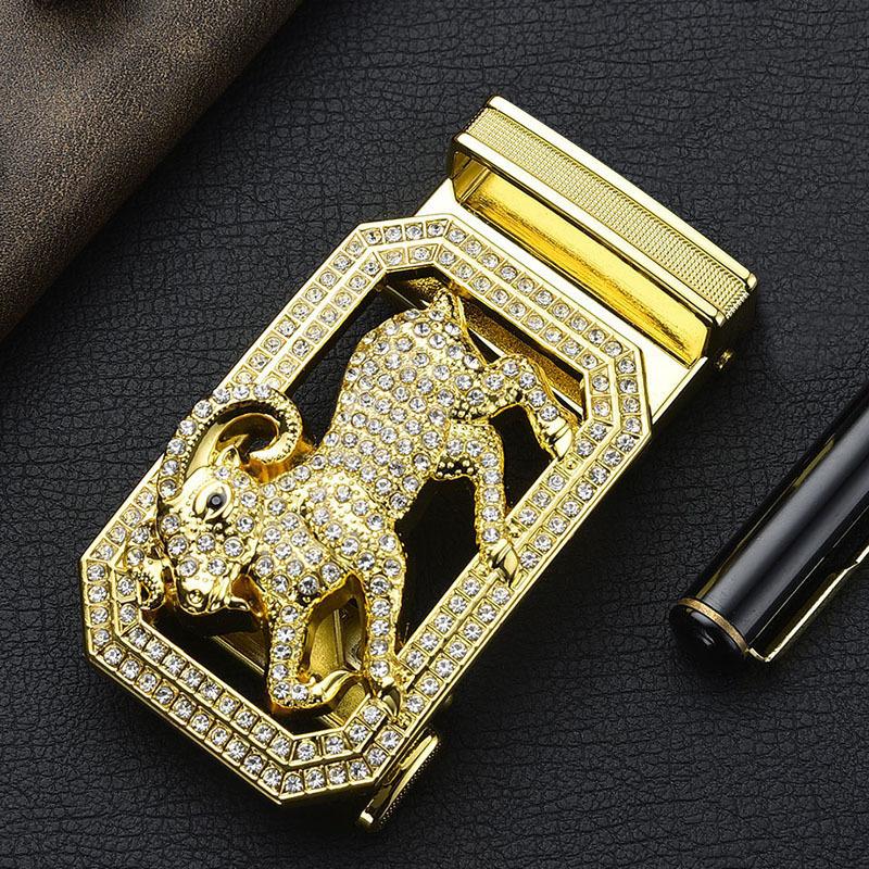 Fibbia per cintura dodici segni zodiacali Meimeier, fibbia per cintura alla moda casual in lega, testa di cintura, fibbia automatica