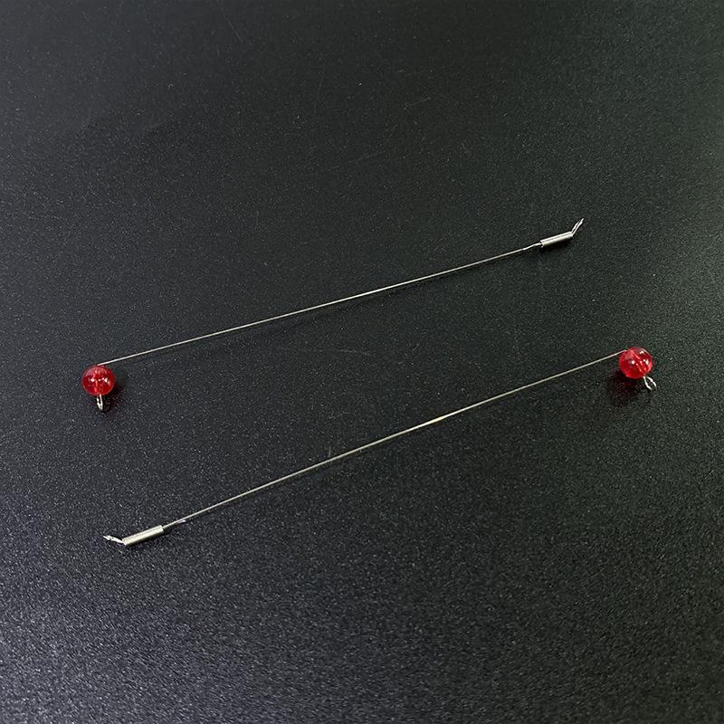 Pioneer Red Bead Scale Stainless Steel Ice Fishing Leader Wire Line