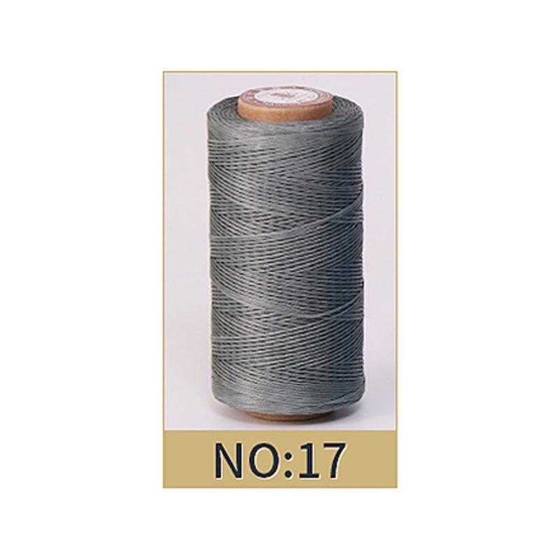 Hilo Encerado de 0,8 mm de Grosor para Cuero, Cordón Encerado para Manualidades DIY, Hilo para Coser a Mano, Hilo Plano Encerado para Coser