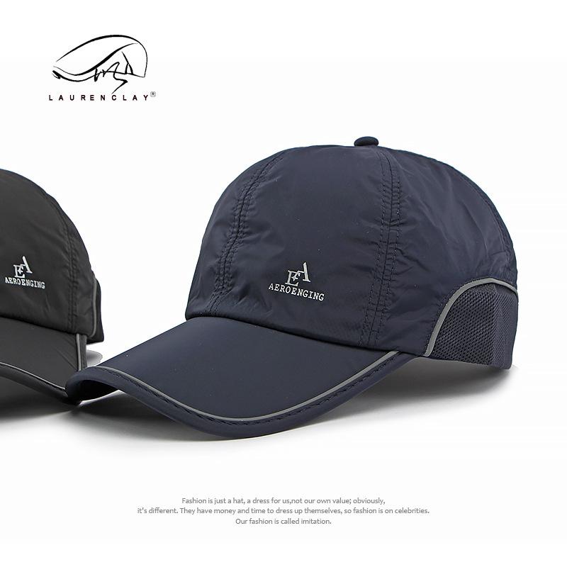 Quick-drying hat Men's spring and summer outdoor sunscreen visor Lightweight breathable cap Children's fashion baseball cap tide