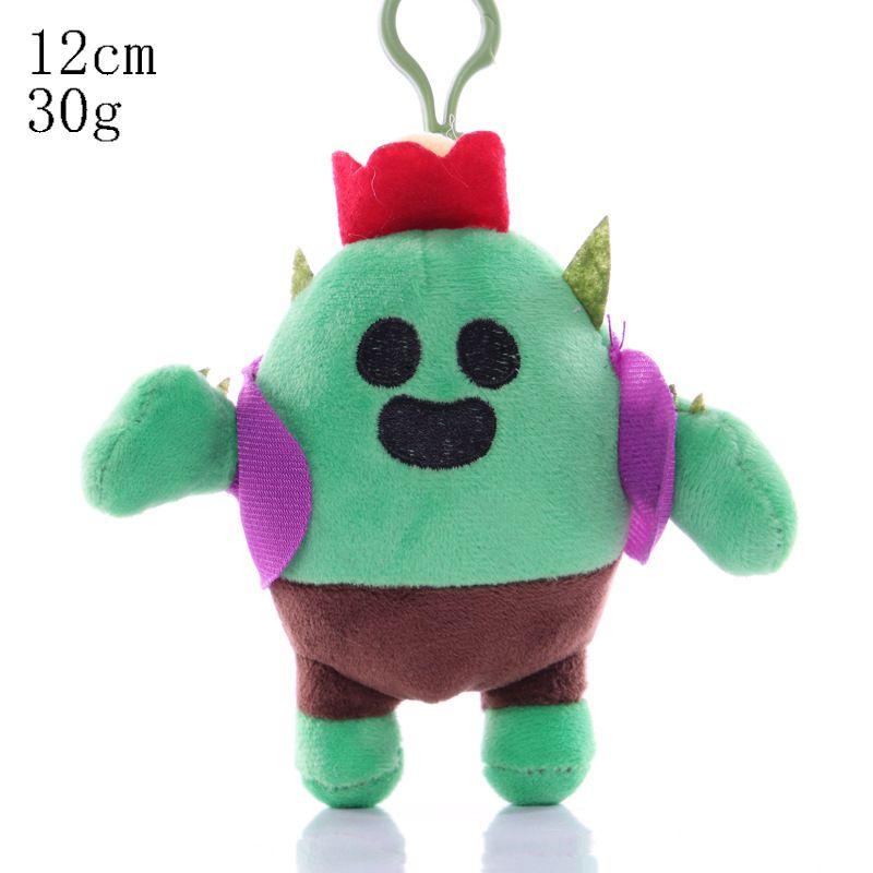 Cactus Stars Brawl Leon Nita Poco Spike Plush Toy Pendant Stuffed Doll Kids Gift