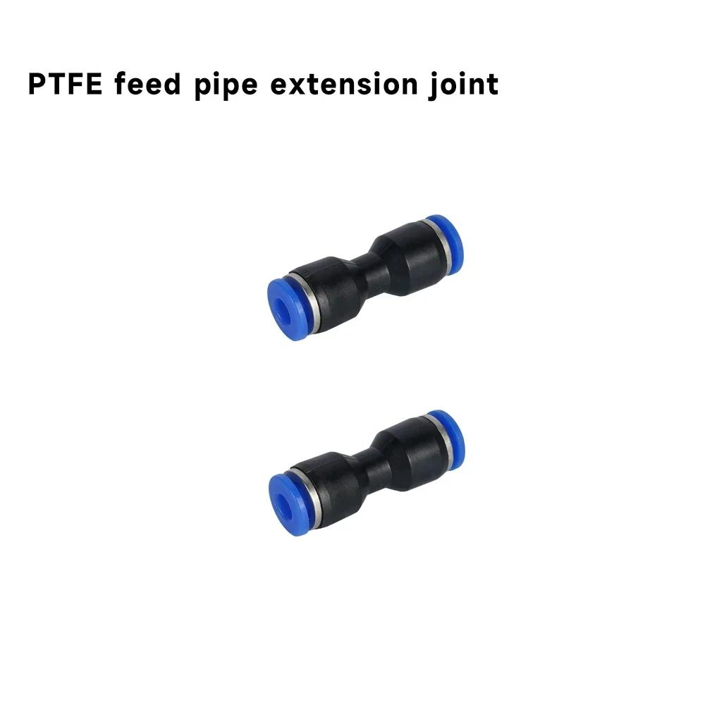For Bambu Lab Ptfe Tube 2 5mm 4mm P1S P1P AMS A1 Mini 3D Printer Teflonto Pipe X1C Bambulab Ptfe Connector White Grey AMS LITE