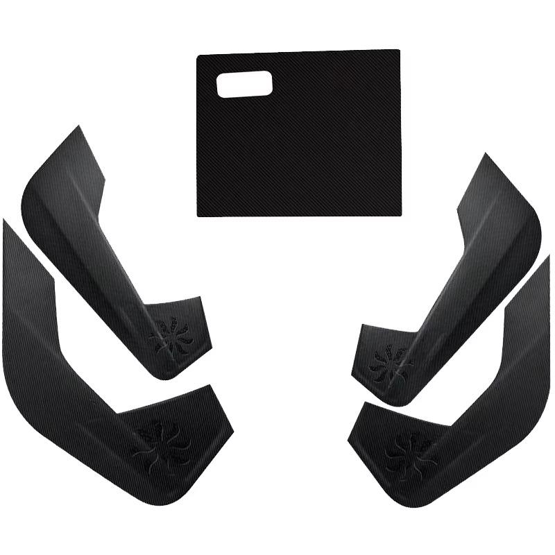 For Skoda Kamiq 2018 - 2026 Car Door Anti Kick Pad Protection Sticker Carbon Fiber Scratch Resistant Film Interior Accessories
