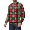 Men's Casual Fashion Printed Round Neck Pullover Sweatshirt