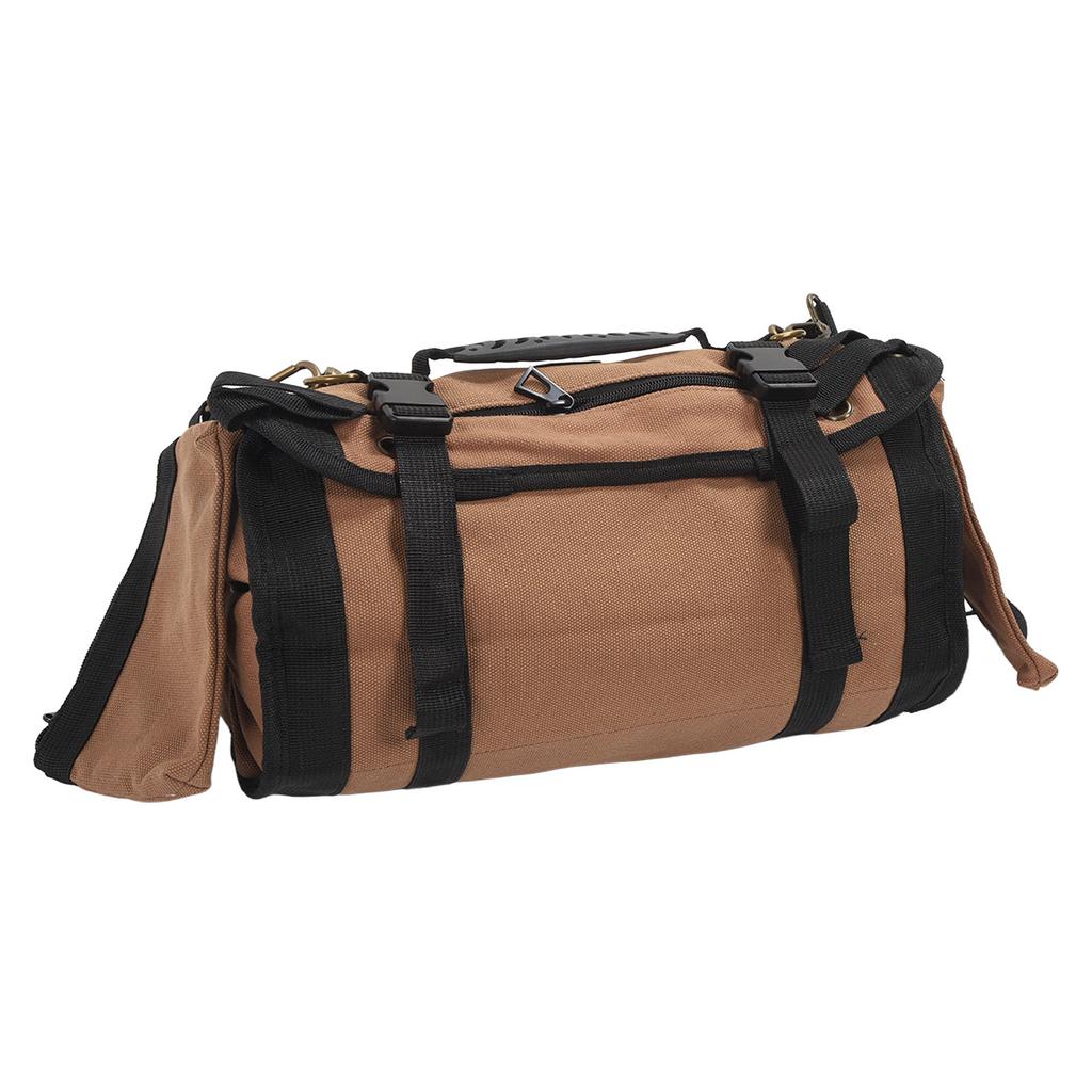 Small Tool Bag 7 Individual Pockets Comfortable Handheld Roll Up Tool Bag Organizer Tool Pouches