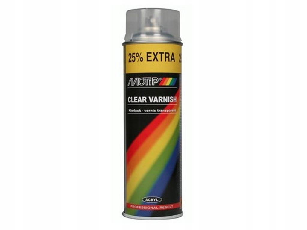 MOTIP Klar Clear Coat 500ml High Gloss Acrylic Spray Clear Coat