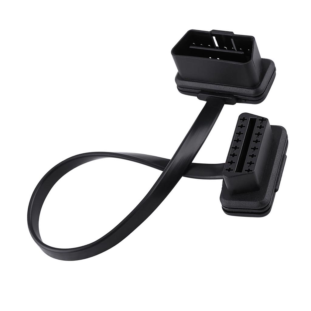 Car Auto 16 Pin Male to Female Extension Cable Diagnostic Adapter 30cmCelsius12inch Length