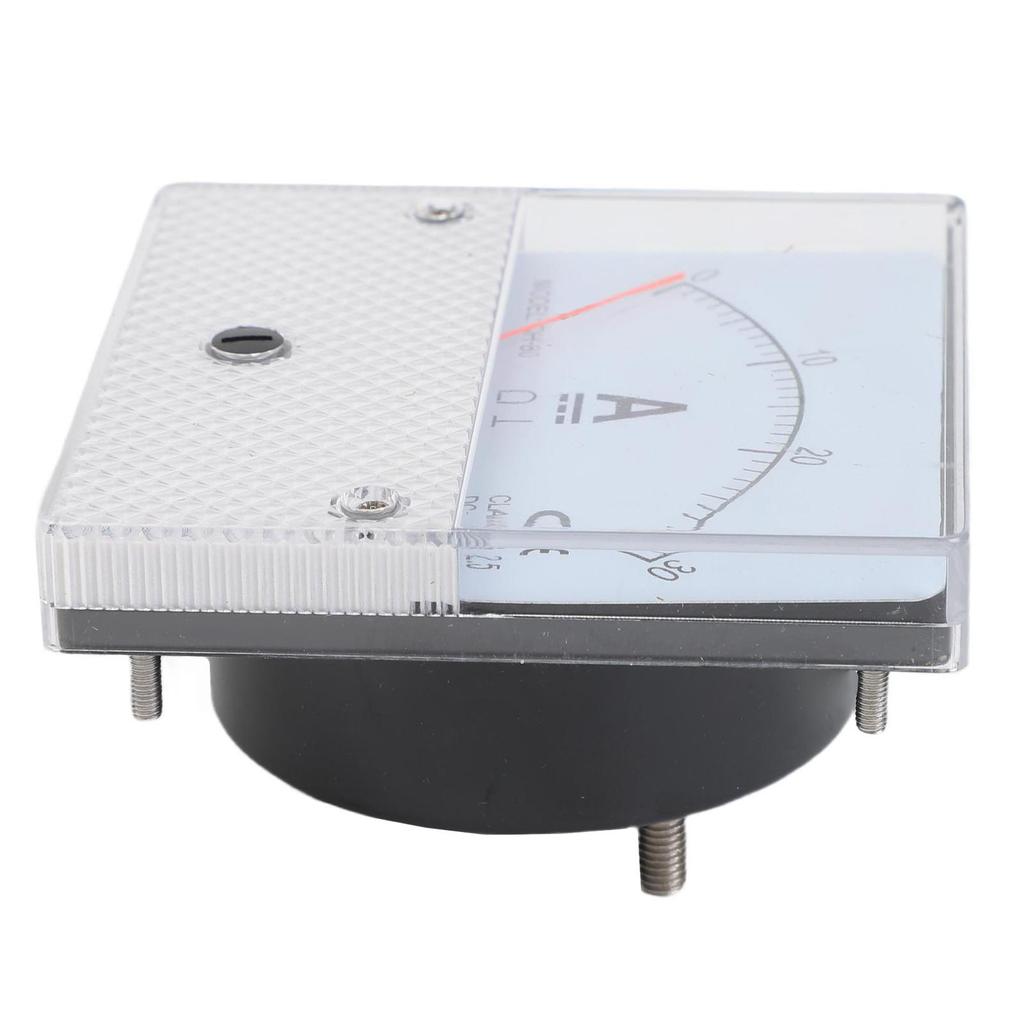 DH80 30A DC Ammeter Analog Pointer Panel Meter with Printed Scale and Vibration Correction for Industrial Electrical Systems