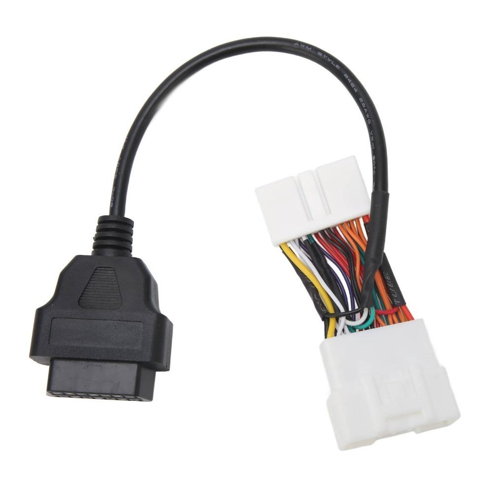 

26 Pin to 16 Pin OBD2 Diagnostic Harness OBD2 Diagnostic Adapter Vehicle Fault Code Reading чёрный