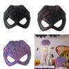 Stylish Spider Web Cat Mask For Modern Art Lovers With Unique Sculpted Design