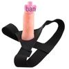 Thickened Lengthened Wearable Leather Penis Sleeve & Couples Sex Toy