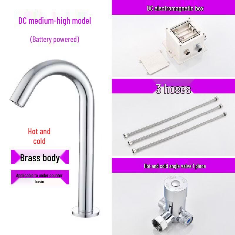 TLXT Smart Brass Kitchen Faucet