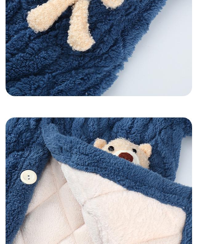 Winter Kids' Flannel Pajamas: Boys & Girls Coral Fleece, Velvet-Lined, Three-Layer Quilted Parent-Child Sleepwear