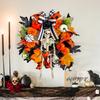 Gothic Festival Skull Wreath Halloween Door Wreath Creepy Decor for Yard Wall Window Ambiance Decor Flowerwreath Home Decor Gift