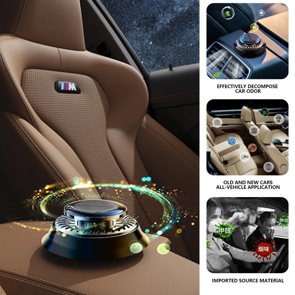 Solar Car Air Freshener Automatic Rotation Perfume Diffuser Essential Oil Diffuser Interior Air Freshener Diffuser Aromatherapy