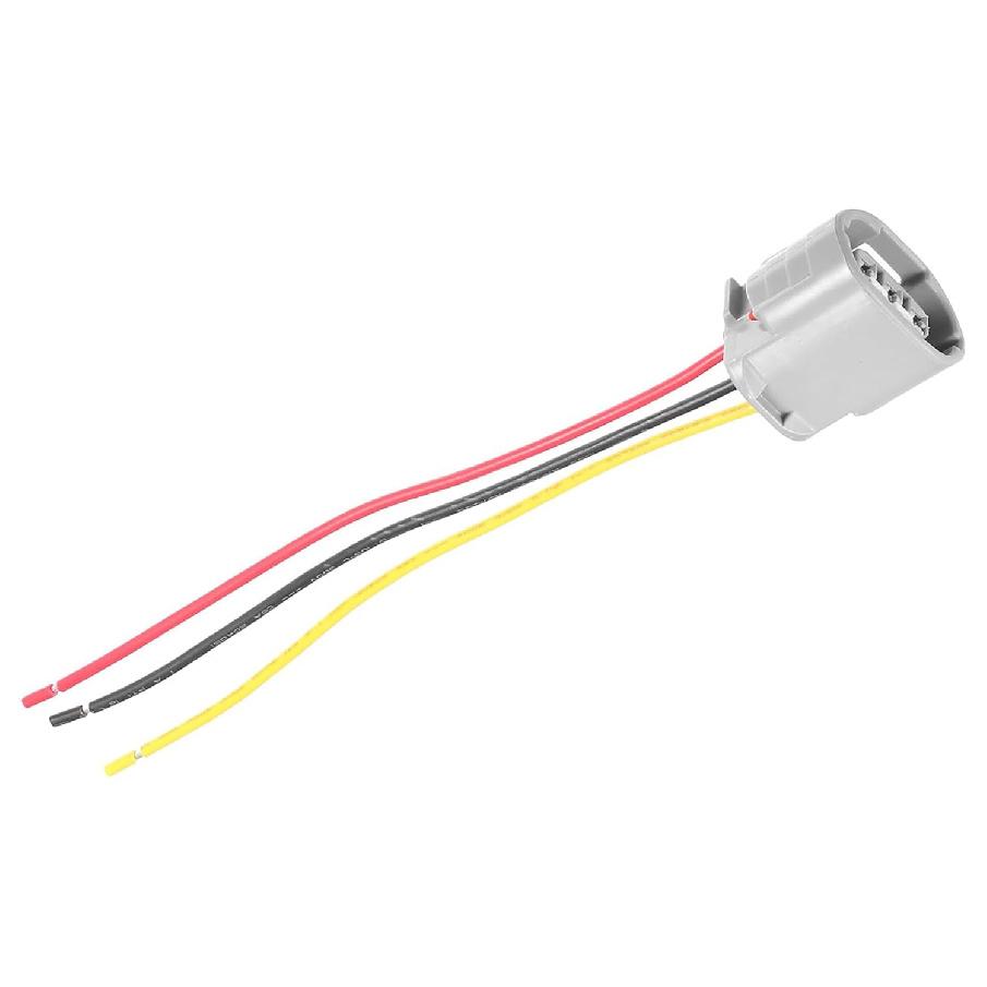 3 Pin Alternator Regulator Connector Plug Clip Adapter 9098011349 Compatible with Toyota – Waterproof Electrical Wire Harness Terminal Plug