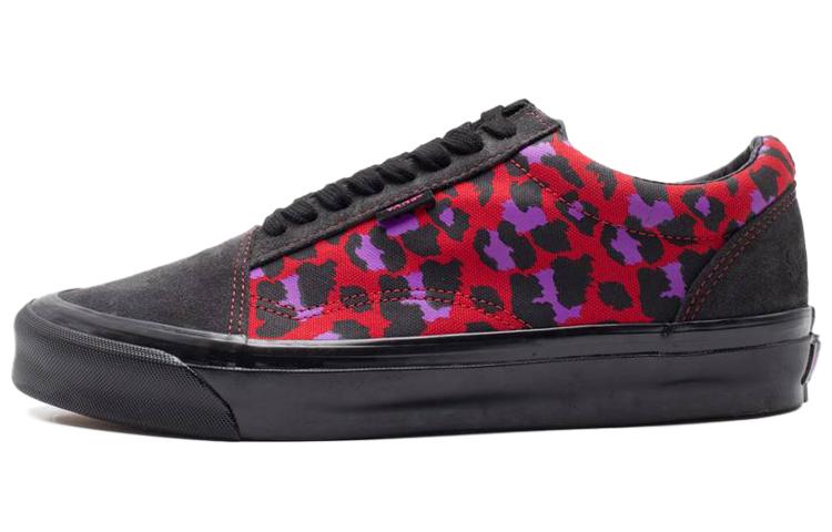 Old Skool Stray Rats x Old Skool Vault Ua Vans Ns Og Lx  Raven Racing Red  VN0A4UUTK04 36