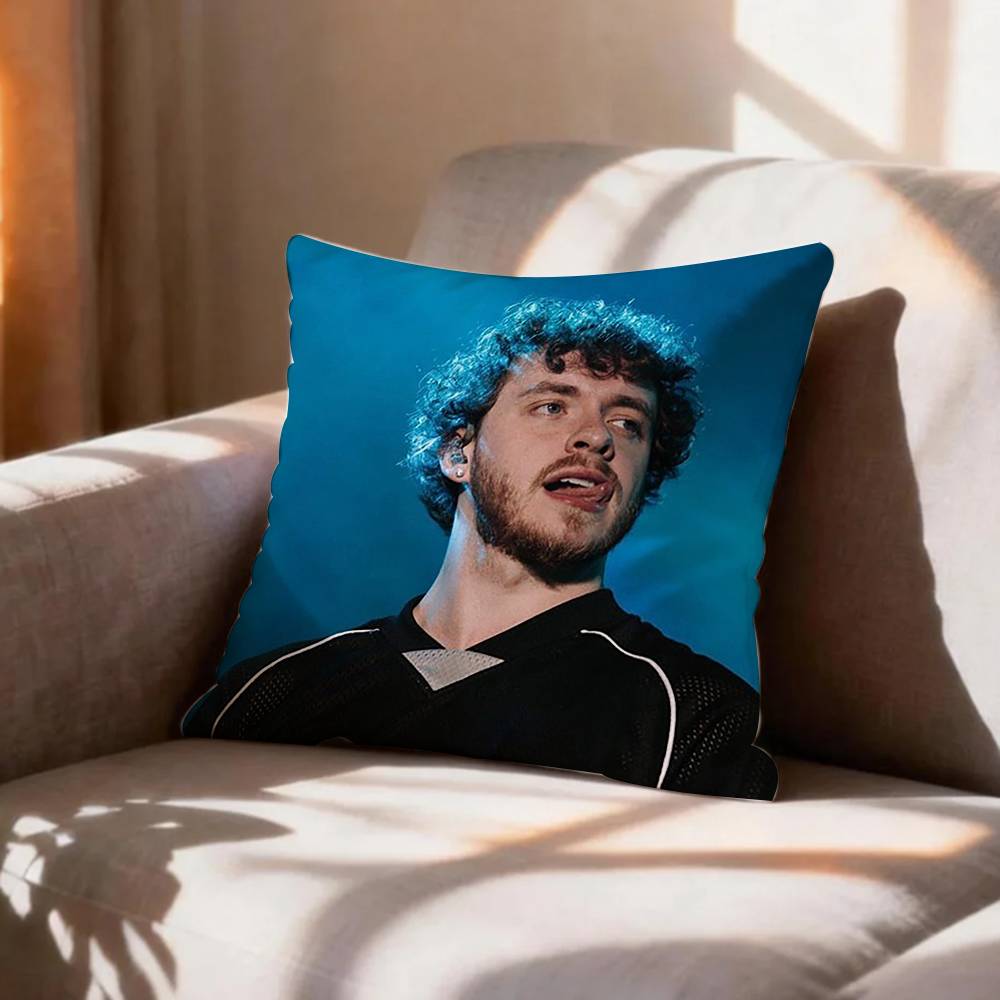 Singer Jack HHarlow  Pillow Case Pattern Printed Pillowcase For Living Room Sofa Cushion Cover