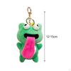 Cute Keychain Frog Plush Key Hanging Decors Handbag Pendant Car Bag Green