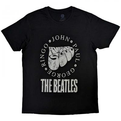 The Beatles Unisex Adult Rubber Soul Names Cotton T-Shirt