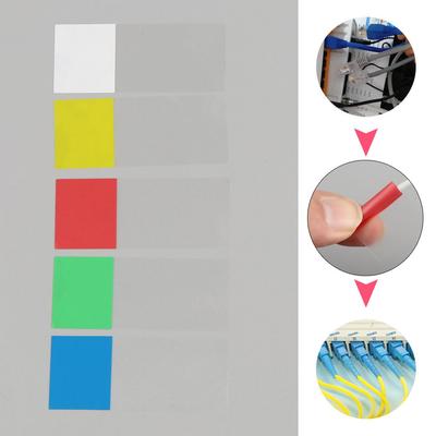 27pcs/sheet Waterproof A4 Self-adhesive Identification Tags Cable Labels Sticker Cable Tie Network Wire Cord Marker Label Tool