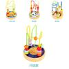 Wooden Kids Bead Stringing Toy With Animal Shapes For Early Learning And Fine Motor Skills Development
