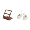 Elegant Swan TV Remote Organizer And Desktop Storage Box with Compartments for Office Kitchen Table