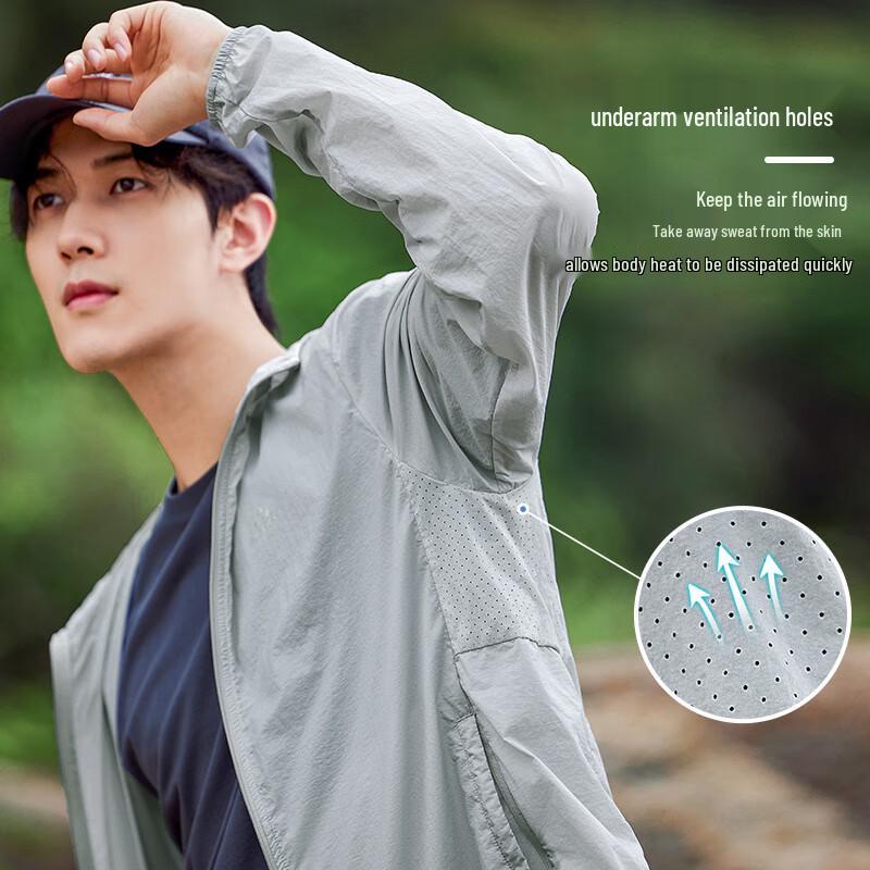 Men's Hooded UV Protection Sun Jacket