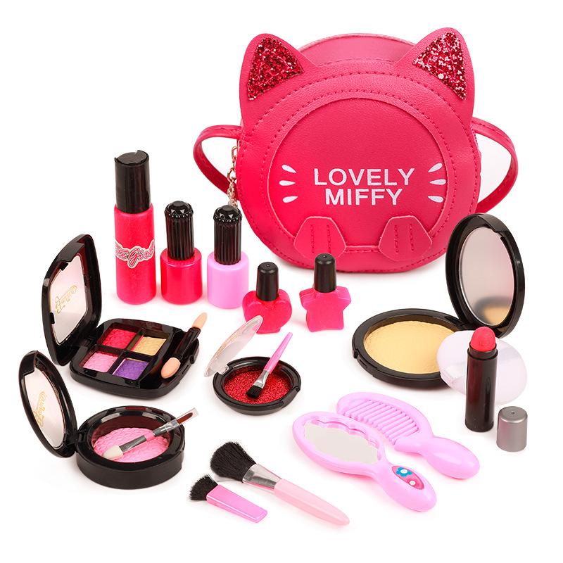 Children'S Cosmetics Girls Dressing Toys Simulation Playing House Princess Makeup Handbag Accessories Set