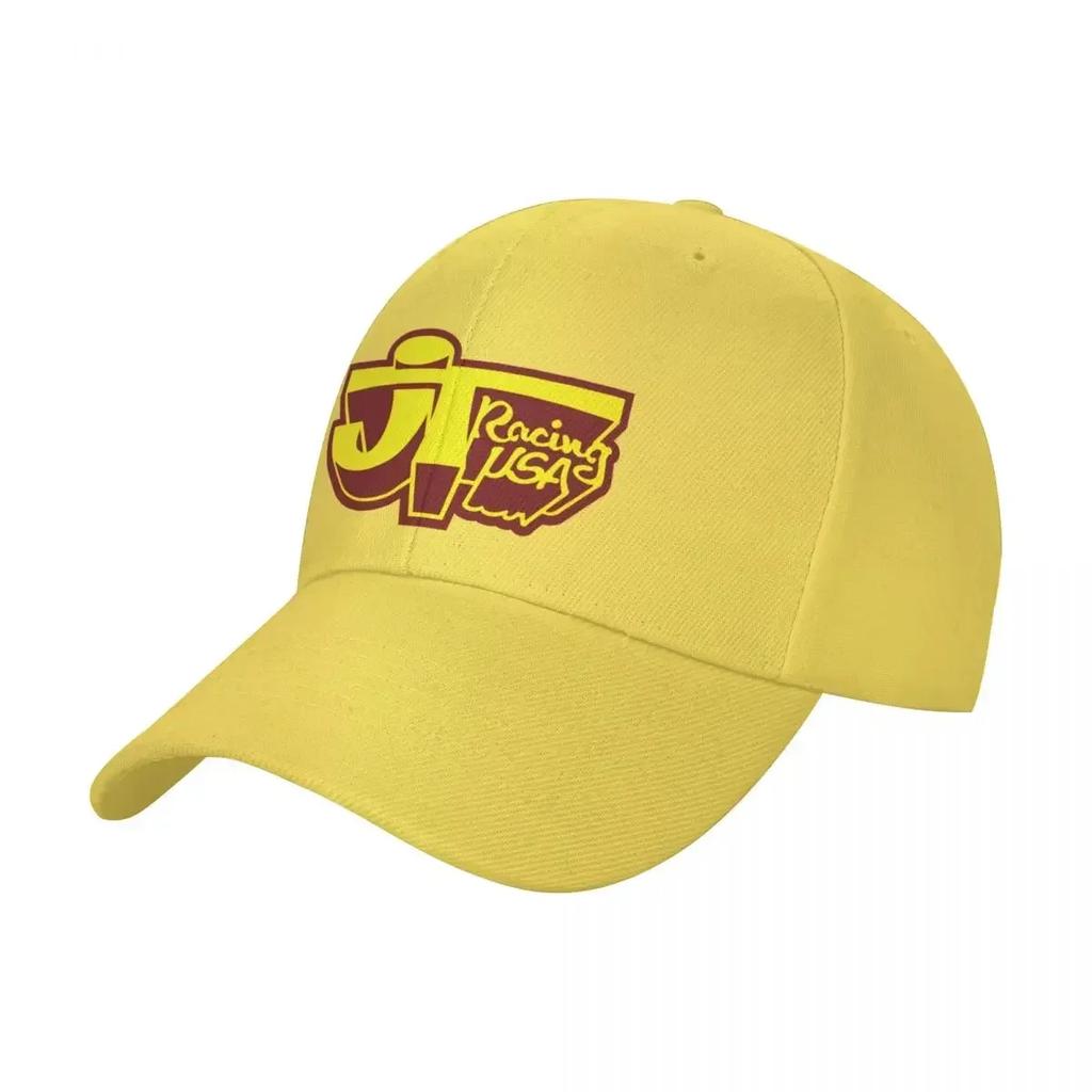 JT Racing USA YELLOW/RED- Old School BMX Baseball Cap Hip Hop Golf Hat Man party Hat Caps For Men Women's