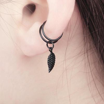 Einfacher U-förmiger Metallblatt-Ohrclip - Kein Piercing erforderlich