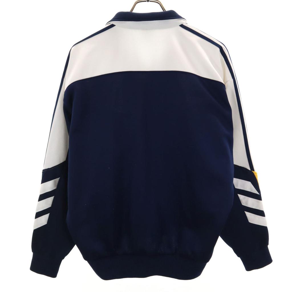 Adidas 80. léta Stará tepláková bunda L Námořnická modř Descente dres Pánská Použitá