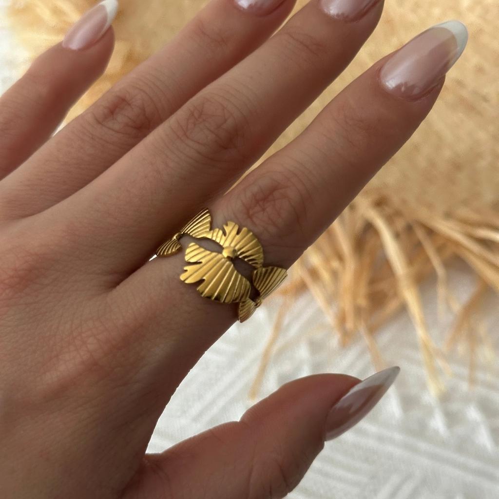 Punk Stainless Steel Irregular Plaid Metal Lava Finger Rings For Women Men Shell Sun Moon Star Heart Geometric Line Ring Jewelry