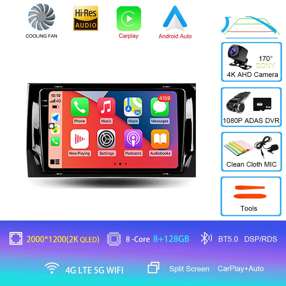 Car Radio Android 14 Carplay Auto For Skoda Kodiaq 2016 - 2021 Karoq NU7 2017 - 2021 Multimedia GSP 2Din Video DVD Player Stereo