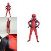 Deadpool Cosplay Jumpsuit With Polyester Spandex For Kids Halloween Party