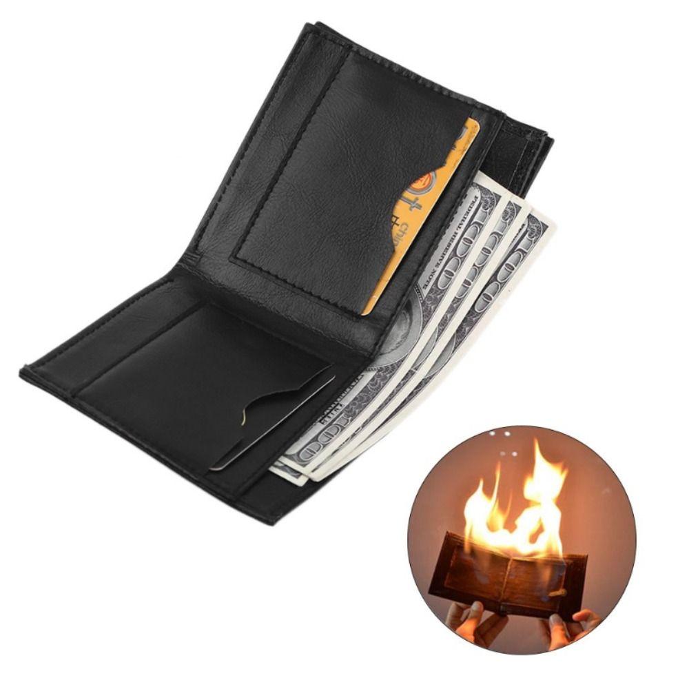 Interesting Magic Fire Wallet Novelty Magic Fire Billfold Magic Toy Profession Show