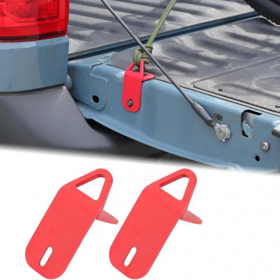 Aunginsy Tailgate Tie Down Anchor Bed Cleat Compatible with Ford Maverick 2022-2026 Accessories, Heavy Duty Truck Tailgate Bed Tie-Down Anchors Rings