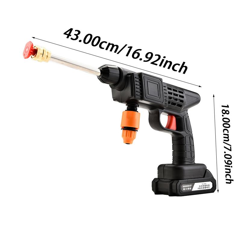 Wireless Car Washing Machine Water Gun with Lithium Battery High Power Tool