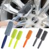 Car Wash Microfiber Wheel Tire Rim Brush Portable Car Wheel Wash Cleaning for Car with Plastic Handle Auto Washing Cleaner Tools