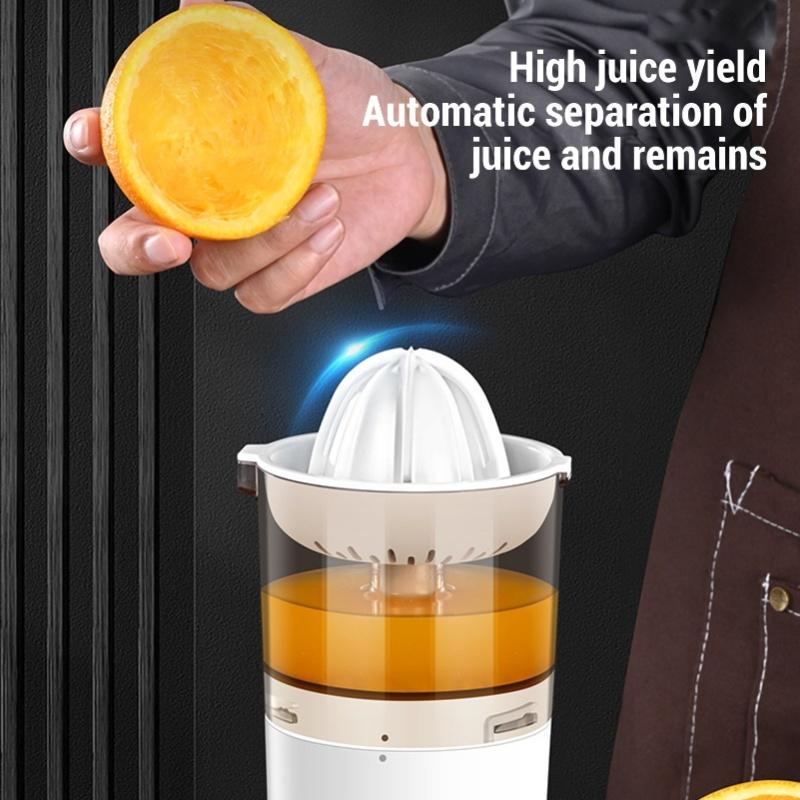 Electric Orange Juicer Cordless Quiet Detachable Citrus Juicer Machine For Home Picnic Camping