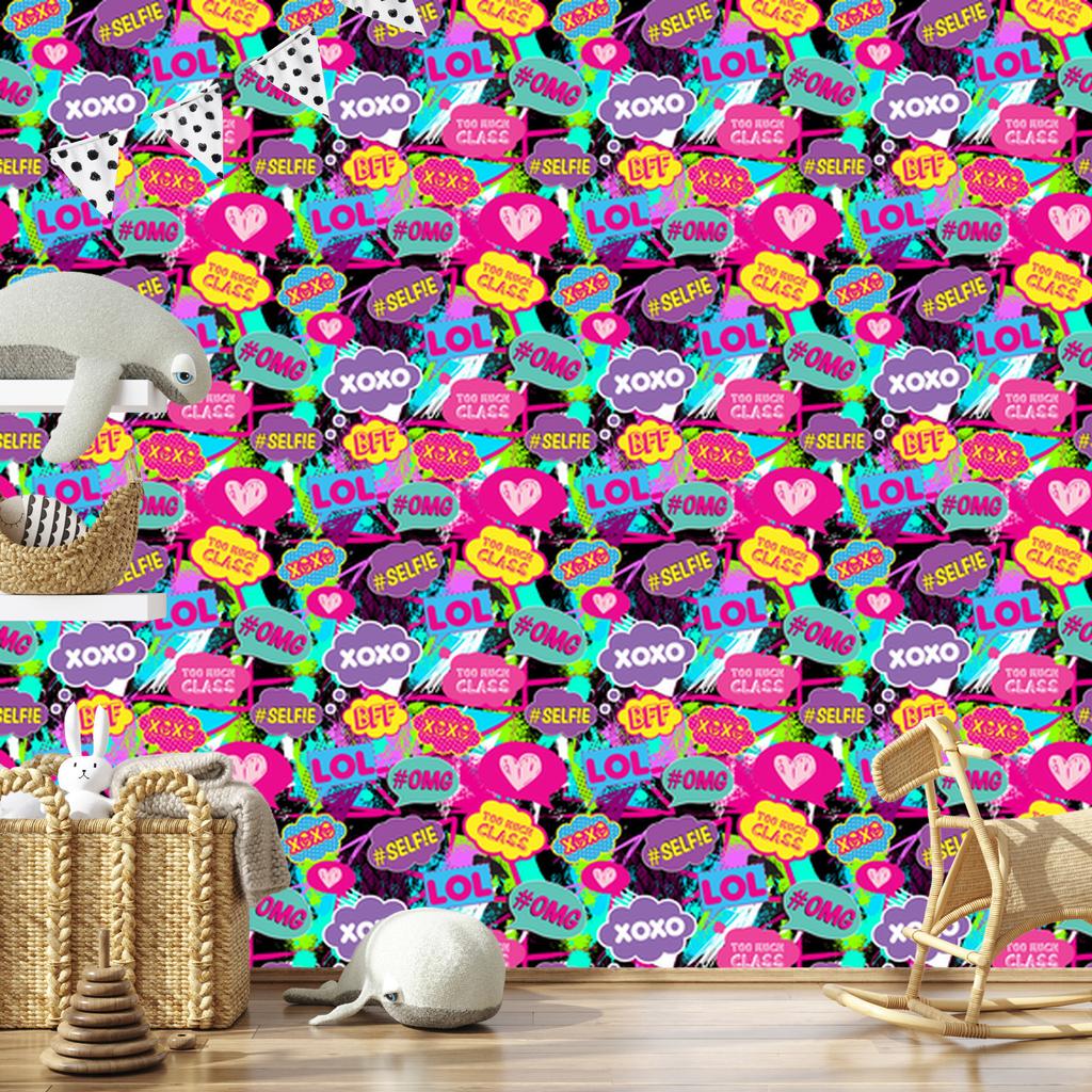 Pop art wallpaper for living room and bedroom 50x1000