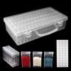 Bead Storage Box Large Capacity Multiple Compartments Transparent Storage Container Rhinestones Painting Storage Container