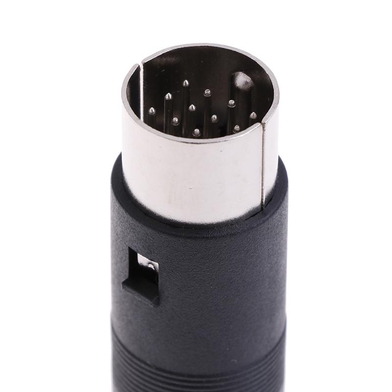Din Plug 13 Pin Male Inline Audio Adapter Connector for St Kenwood Icom